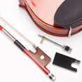 thumbnail image 3 of MOVTOTOP Wooden Violin Bow Frog with Copper Screws for Home Use Black Color Safe Durable Practical Design 1 Set, 3 of 8