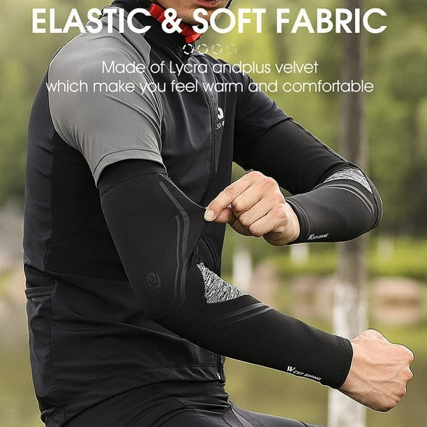 Winter Arm Warmer Long Cycling Arm Sleeve Oversleeve for Women Men 