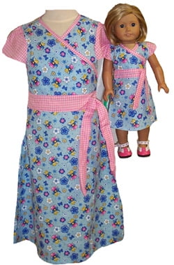 target matching girl and doll clothes