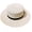 White, variant on Women's Flat Top Hat Casual Straw Hat for Women​ Outdoor Sun Hat