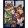 thumbnail image 2 of Men's Nintendo Super Mario Party  Pull Over Hoodie Navy Blue Medium, 2 of 4