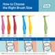 thumbnail image 4 of Cepillo Interdental TePe Ángulo 0.6 mm Paquete de 6 Azul, 4 of 6
