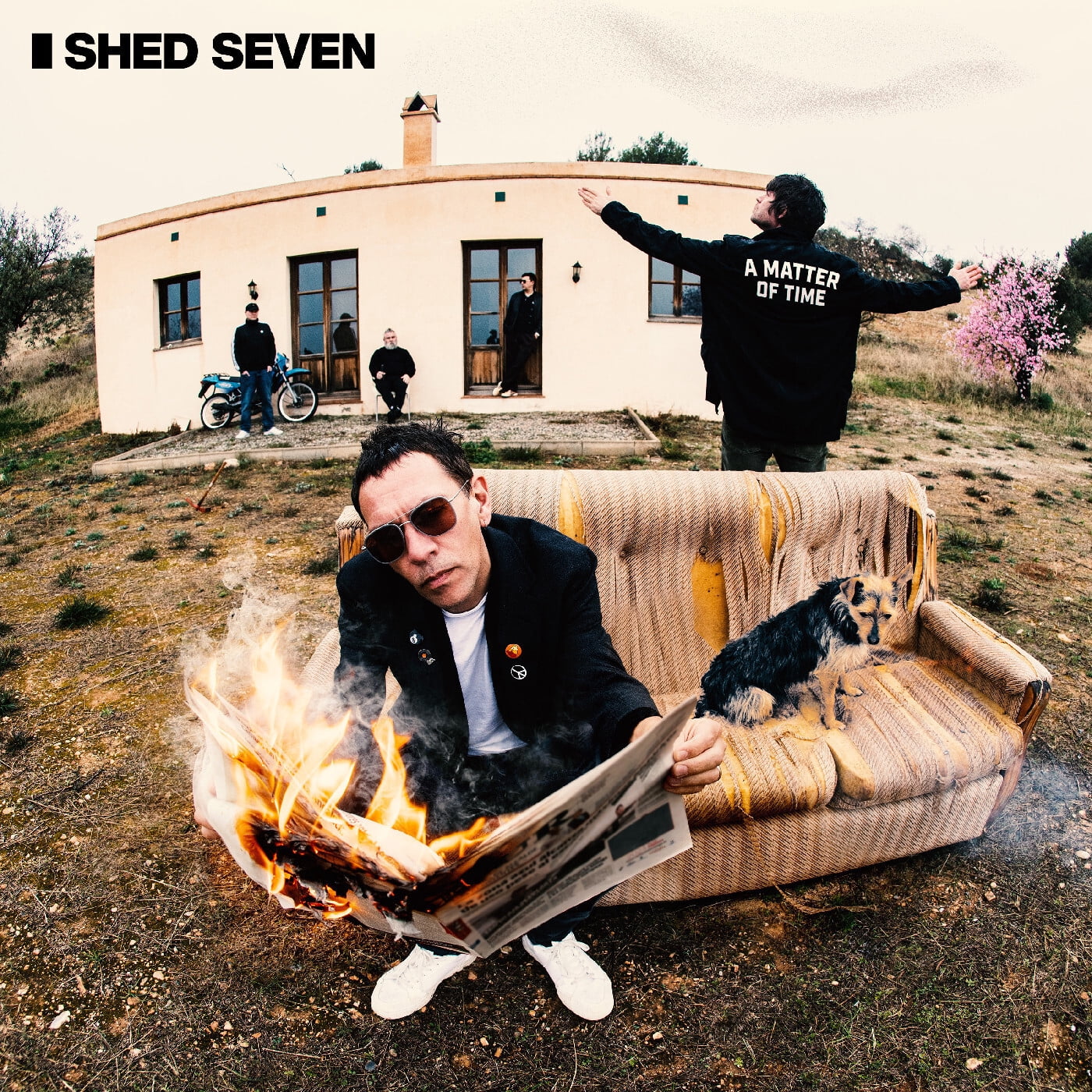 Shed Seven - A Matter of Time - Black/Red Marble Vinyl - Music & Performance
