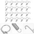 thumbnail image 2 of Shisuyan Mini Hooks Steel Silver for Pet Owners 20Pcs, 2 of 8