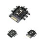 thumbnail image 4 of Computadora 8 vías Splitter Ventilador de enfriamiento Hub 4pin SATA Adaptador de toma de corriente Controlador de velocidad de 3 niveles Inevent PJ6940-01, 4 of 7