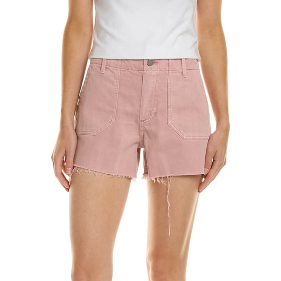 PAIGE womens  Mayslie Vintage Pink Blush Utility Short, 23, Pink