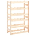 thumbnail image 1 of vidaXL Wine Rack for 30 Bottles Pinewood, 1 of 5