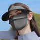 thumbnail image 4 of Máscara de seda de hielo con protección solar para mujer cubierta facial de protección UV transpirable sombrero para el sol al aire libre gorra con protección solar para deportes al aire libre, 4 of 6