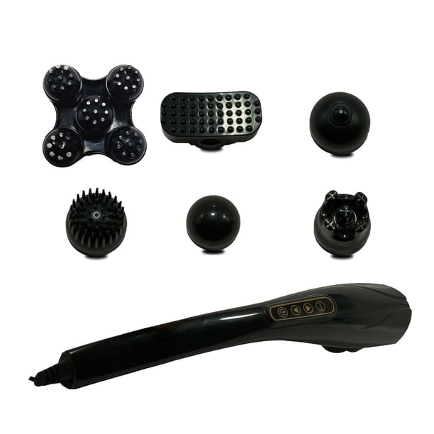 Masajeador eléctrico inteligente para cuello, piernas, espalda, cintura, palo de masaje con delfín