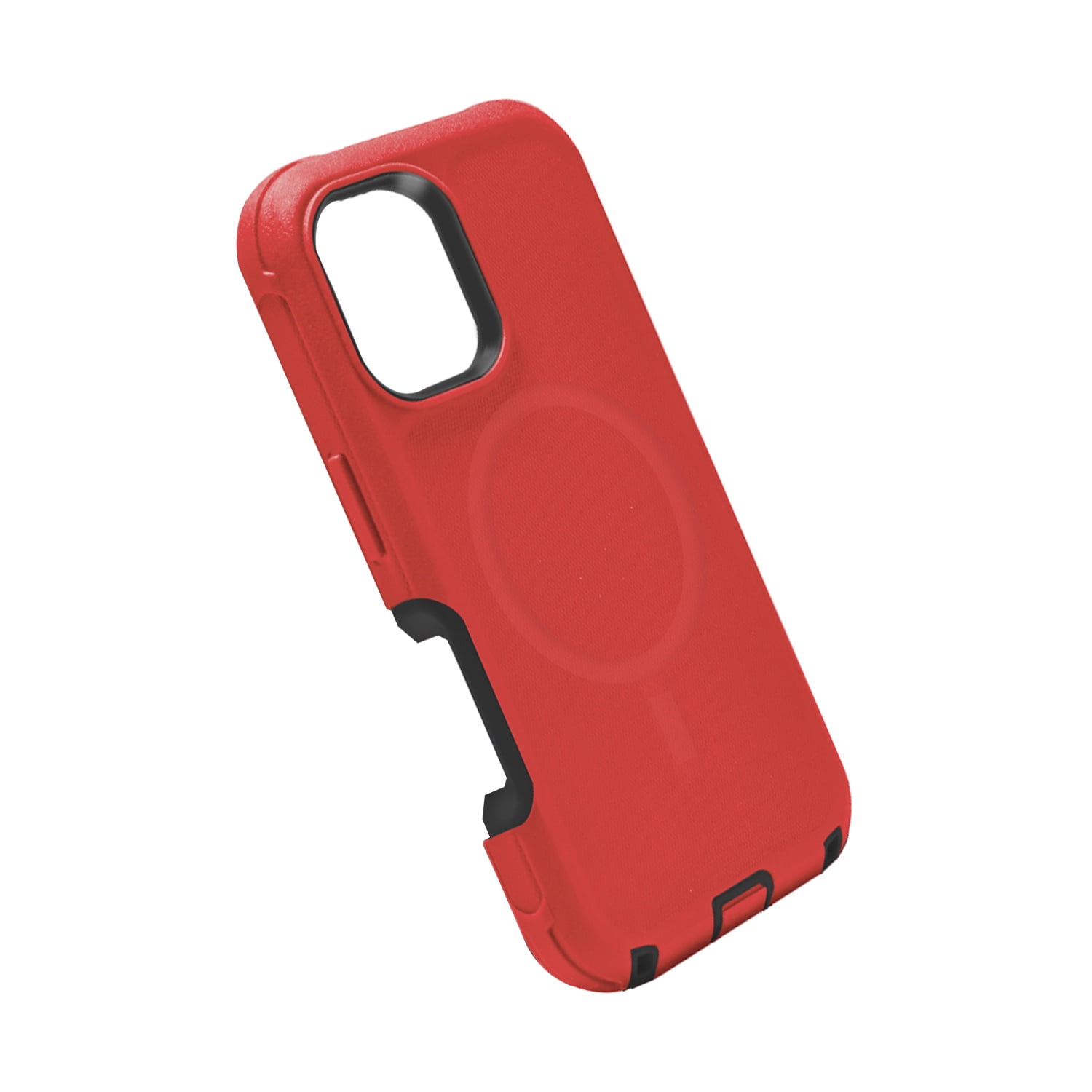 Duual Pro Protector Case with Magsafe for iPhone 17 Pro - Red & Black