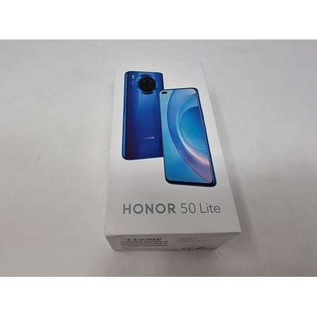 Honor 50 Lite NTN-L22 128GB 8GB DUAL SIM (Global Model) GSM Factory Unlocked (Deep Sea Blue)