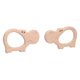 thumbnail image 2 of Mordedor de madera Natural para bebé, juguetes con forma de hipopótamo, pulsera artesanal, joyería, manualidades colgantes, 2 uds., 2 of 8