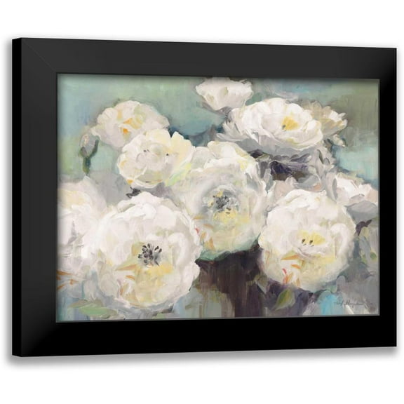Hageman, Marilyn 14x12 Black Modern Framed Museum Art Print Titled - Wild Roses Sage