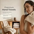 thumbnail image 2 of Bxaolu Ultra Soft 3 Pack Cotton Towel Set, Contains a Bath Towels 28x55 inch, a Hand Towels 13x29 inch & a Wash Coths 13x13 inch, Ideal Bathroom Everyday use, Compact & Lightweight - Gray, 2 of 9