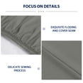 thumbnail image 6 of Subrtex Bed Sheets Wrinkle Resistant Premium Microfiber Deep Pocket Fitted Sheet, Light Gray, Twin, 6 of 7