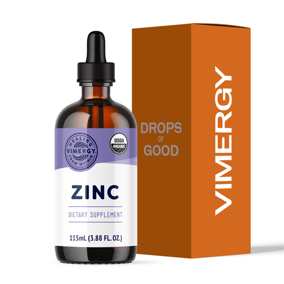 VIMERGY Organic Liquid Zinc, 57 Servings