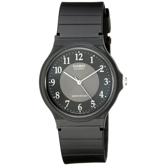 Reloj analógico de cuarzo Casio serie MQ24 para hombre resistente al agua