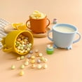 thumbnail image 3 of 2025 Double Ear Antidrop Silicone Snack Straw Cup for Travel and Everyday Use with Lid and Straw Leak-Proof Food Grade Sippy Cup Portable -Free Drinking Glass Bottle, 3 of 3