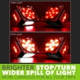 Leisure LED 12V Submersible STF9 LED Trailer Tail Light Red White LED