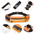 thumbnail image 3 of Waistband Running Belt for Phone Holder, Runner Pocket Pouch for Women Men Wallking Fitness Jogging Workout Gym Sports Travel Exercise Orange, 3 of 7