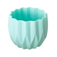 thumbnail image 2 of Nordic Style Striped Plastic Faux Ceramics Flower Pot for Home Decor, 2 of 8