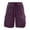 #07 Purple 【Mix, Match & Rotate: Stock Up on Daily Colors】, variant on Women's Quick Dry Cargo Shorts with Pockets, Mid High Waisted Drawstring Elastic Waist, Loose Fit for Outdoor Hiking & Travel, Woven Fabric for Summer Sports & Casual Wear