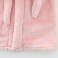 thumbnail image 5 of NOLDARES Kids Little Boys Girls Cartoon Hooded Bathrobe Toddler Robe Pajamas Sleepwear,Pink,2-3 Y, 5 of 6