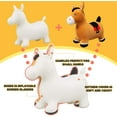 thumbnail image 4 of HHHC Bouncy Horse Hopper Plush Inflatable Bouncing Animal Hopper with Pump Outdoor Indoor Ride On Hopping Toys Gift for Kids Toddler, 4 of 6