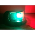thumbnail image 3 of MARINE BOAT FESTOON NAVIGATION BOW LIGHT RED GREEN CHROME PLATED ZINC IP66, 3 of 4