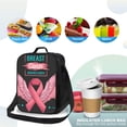 thumbnail image 4 of Fotbe Ribbon With Angel Wings Lonchera Bolsa de Almuerzo para Hombres y Mujeres, Lonchera de Gran Capacidad, Bolsa de Almuerzo Reutilizable, Bolsa Térmica Aislante, 4 of 7