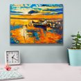 thumbnail image 4 of Epic Graffiti 'Lonely Boat' by Epic Portfolio, Canvas Wall Art, 16"x12", 4 of 8