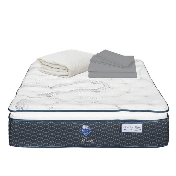 Colchón King Size Dover Protector de Colchón Sábanas Soft Sensation Spring Air