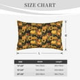 thumbnail image 4 of Lsque Pumpkins And Sunflowers3 Pattern Pillow Case – Soft & Cozy Throw Pillow Cover, Hypoallergenic Cushion Case for Sleeping Women with Envelope Closure-14"x20", 4 of 6