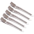 thumbnail image 4 of 10 pinzas para el pelo de pico de pato, pinza de pelo rizado de cocodrilo de Metal con clip para cortar agujeros, para peluquerías, 4 of 4