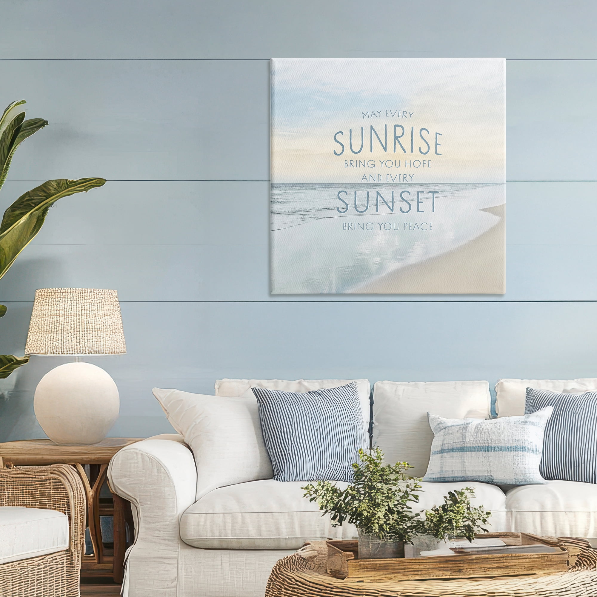 Stupell Industries Sunrise & Sunset Statement Canvas Wall Art, design by Natalie Carpentieri