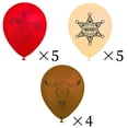 thumbnail image 2 of Set de globos para fiesta de cumpleaños con temática de Cowboy y el Lejano Oeste, 14 unidades, 2 of 2