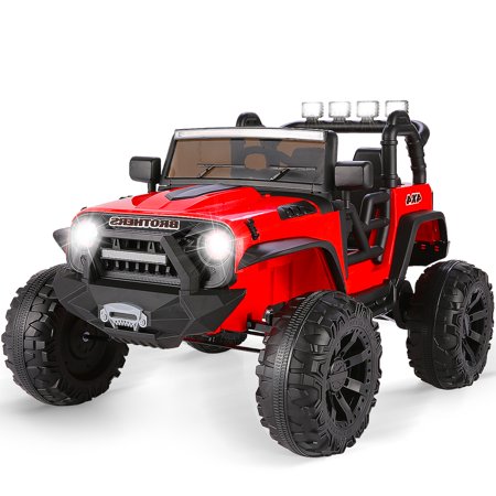 VIBESPARK 24V Kids Ride on Truck, 2 Seater Powered Ride on Toy Car with Remote