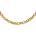 thumbnail image 4 of Auriga Fine Jewelry 14K Yellow Gold 4.5mm Fancy Link Necklace 18inch for Women, 4 of 4