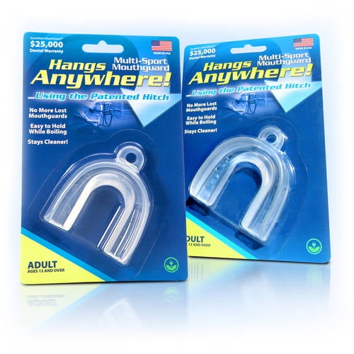 Sport Mouth Guard Quick Hitch Multi Hangs Anywhere Adult Ages 12 & Over. 