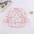 thumbnail image 1 of 0-6 Years New Cute Children Baby Kids Toddler Waterproof Long Sleeve Art Smock Feeding Bib Apron for Baby GiftsC90(0-3)years old He Qiyong unisex, 1 of 1