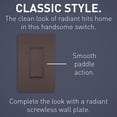 thumbnail image 2 of Interruptor de pared Legrand radiant TM874DBCC6 de 15 amperios, bronce oscuro, 2 of 7