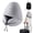 Gray, variant on Travel Neck Pillow with Extra Large Hood - U Shaped Sleeping Pillow with Light Blocking Design, Portable Head and Neck Support for Airplane Car Travel Office Reading Relaxation