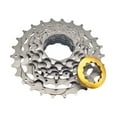 thumbnail image 1 of Almencla Roue Libre de Vélo 6 Vitesses 11-26T Roue Libre Multiple pour Vélo de Montagne/vélo de Route Or, 1 of 8