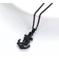 thumbnail image 3 of Anchor Urn Necklace for Human Ashes Cremation Urn Jewelry for Men Women Memorial Keepsake Ashes Pendant Jewelry, 3 of 6