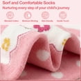 thumbnail image 3 of Toddler Socks Girls, Non Slip 12 Pairs Kids Ankle Socks with Grippers for 1-7 Years Children(01 Girls,1-3T), 3 of 7