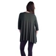 thumbnail image 3 of 24/7 Apparel Women's 3/4-Sleeve Open Shrug, 3 of 3