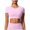 Pink, variant on Crgrtght Women Yoga Tops Quick Dry Crop Top Workout Tank Top Round Neck Sleeveless Slim Fit Casual Sports Blouses, Black M