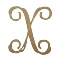 thumbnail image 1 of Wooden Letter Unfinished, Vine Font, Craft Cutout, 1 of 2