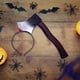 thumbnail image 5 of Diademas de Terror para Halloween, Pinzas para El Pelo de Miedo, Bandas para El Pelo de , Diademas con Posiciones Sangrientas para Adultos, Tipo - Hacha Macarena Diadema de terror de Halloween, 5 of 7