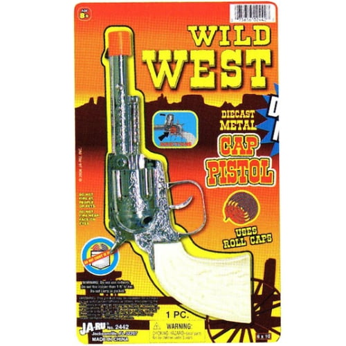 Ru, Wild West, Diecast Metal Cap Pistol 